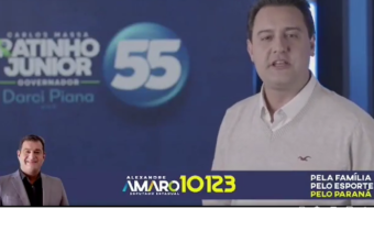 Governador Ratinho Jr apoiando nossa campanha à reeleição