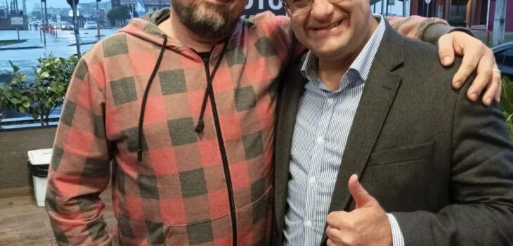 Amaro visita pastor Fábio grande liderança que acompanha seu trabalho na Alep