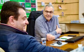 Amaro visita o prefeito de Toledo em agenda com o vereador Ricardinho