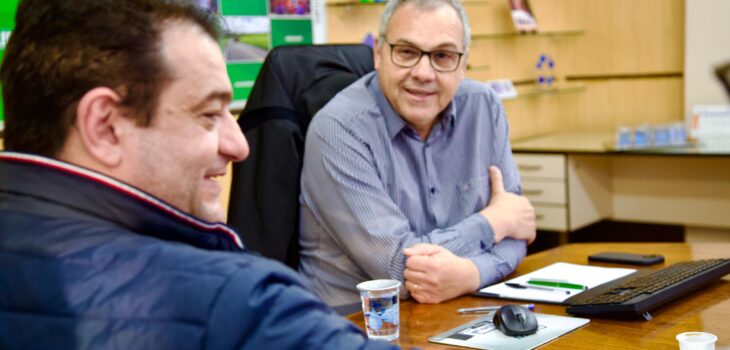 Amaro visita o prefeito de Toledo em agenda com o vereador Ricardinho